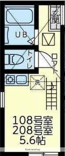 ユナイト追浜ブルターニュ【2階】の間取り