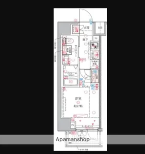 クレヴィスタ横浜関内【7階】の間取り