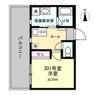 MIRAIS根岸【3階】の間取り