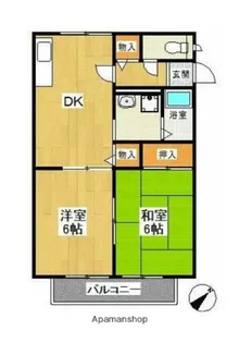 パークサイド【2階】の間取り