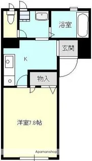 アスール湘南F【1階】の間取り
