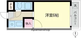 ヒルスミキ辻堂【2階】の間取り