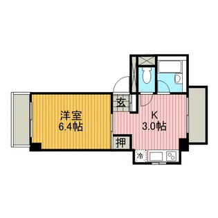 清新三興ハイツ【1階】の間取り
