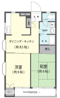 ガーデンプレイス参番館【1階】の間取り