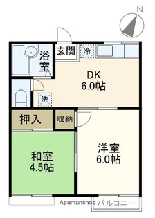 シャレー原宿C棟【2階】の間取り