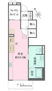 アスピレイション【1階】の間取り