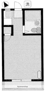 サイレンスコーポ【1階】の間取り
