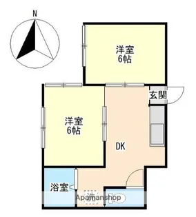 ミツミハイム【1階】の間取り