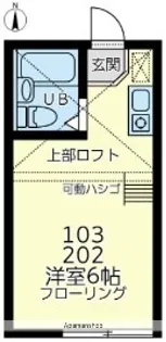 ユナイトステージ東白楽【1階】の間取り