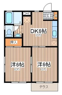 ウェルネス湘南【1階】の間取り