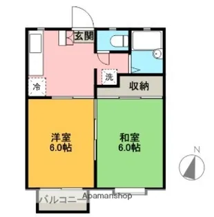 メゾン湘南【2階】の間取り