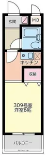 ガーデンプレイス伍番館【2階】の間取り