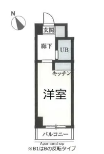 プレステージ西谷【3階】の間取り