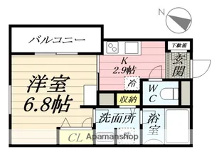 シャーメゾンゆめが丘壱番館【2階】の間取り