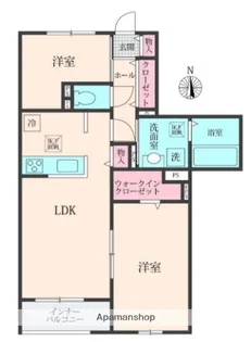 BELLE LEAD 大倉山【1階】の間取り