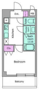 LOC’S YOKODAI【3階】の間取り