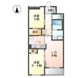 ルーモス【3階】の間取り