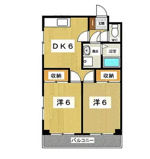グレイス原宿Ⅱ【1階】の間取り