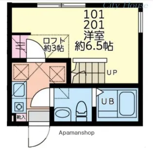 ハイムカノア【1階】の間取り