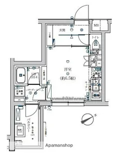 エストゥルース横浜子安【7階】の間取り
