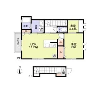 VENT VERT 横浜富岡【2階】の間取り