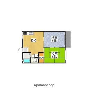 グリーンパーク根岸A棟【2階】の間取り