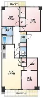 ニューシティ東戸塚南の街壱号館【10階】の間取り