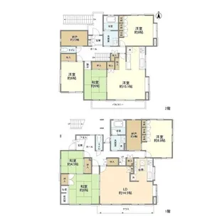 神奈川県横浜市神奈川区沢渡【一戸建】の間取り