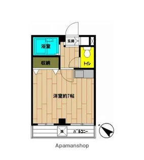 福富ビル【2階】の間取り