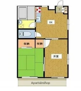 シャンクレール【2階】の間取り