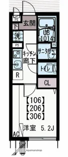 IXO国分北【1階】の間取り
