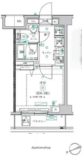 RELUXIA横濱弘明寺【8階】の間取り