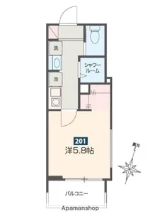 MELDIAかしわ台Ⅱ【2階】の間取り