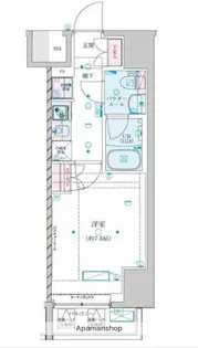 GENOVIA川崎Ⅶ【8階】の間取り