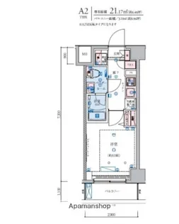 リヴシティ横濱石川町【5階】の間取り