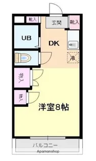 サウスバレイハイツ【2階】の間取り
