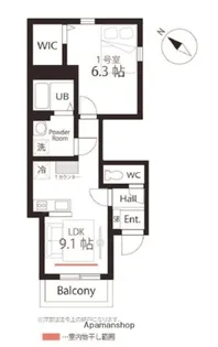 ハーミットクラブハウストゥギャザーBAMBINI【1階】の間取り