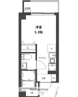 吉野町RESIDENCE【8階】の間取り