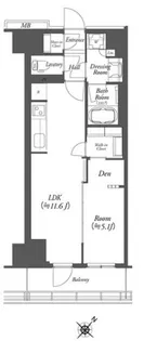 WORVE横浜伊勢佐木町【4階】の間取り