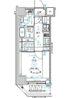 RELUXIA横濱吉野町Ⅲ【3階】の間取り