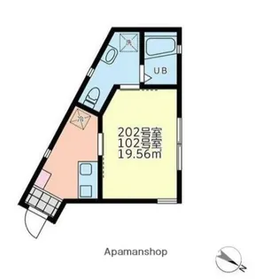 モンステラ羽沢【1階】の間取り