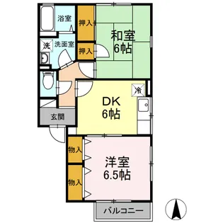 アーバンスクエア【2階】の間取り