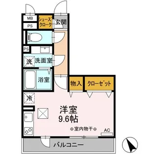 メゾン・ド・ゆめが丘【1階】の間取り