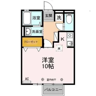 プルミエール相模原【1階】の間取り