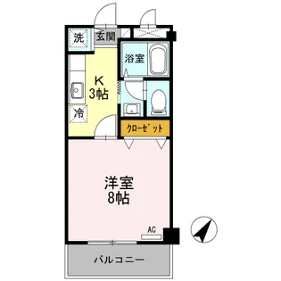 ブランシュ【3階】の間取り