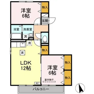 フォーレストコーポⅢ【1階】の間取り