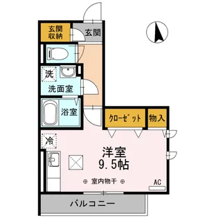 エスポアⅡ【1階】の間取り