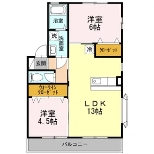 カーサグランデ【2階】の間取り