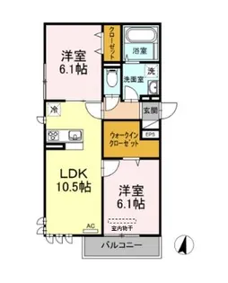 FIRST STAGE Dー35【2階】の間取り