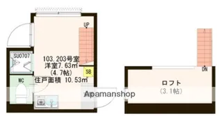 メゾンドコンフォート川崎【1階】の間取り